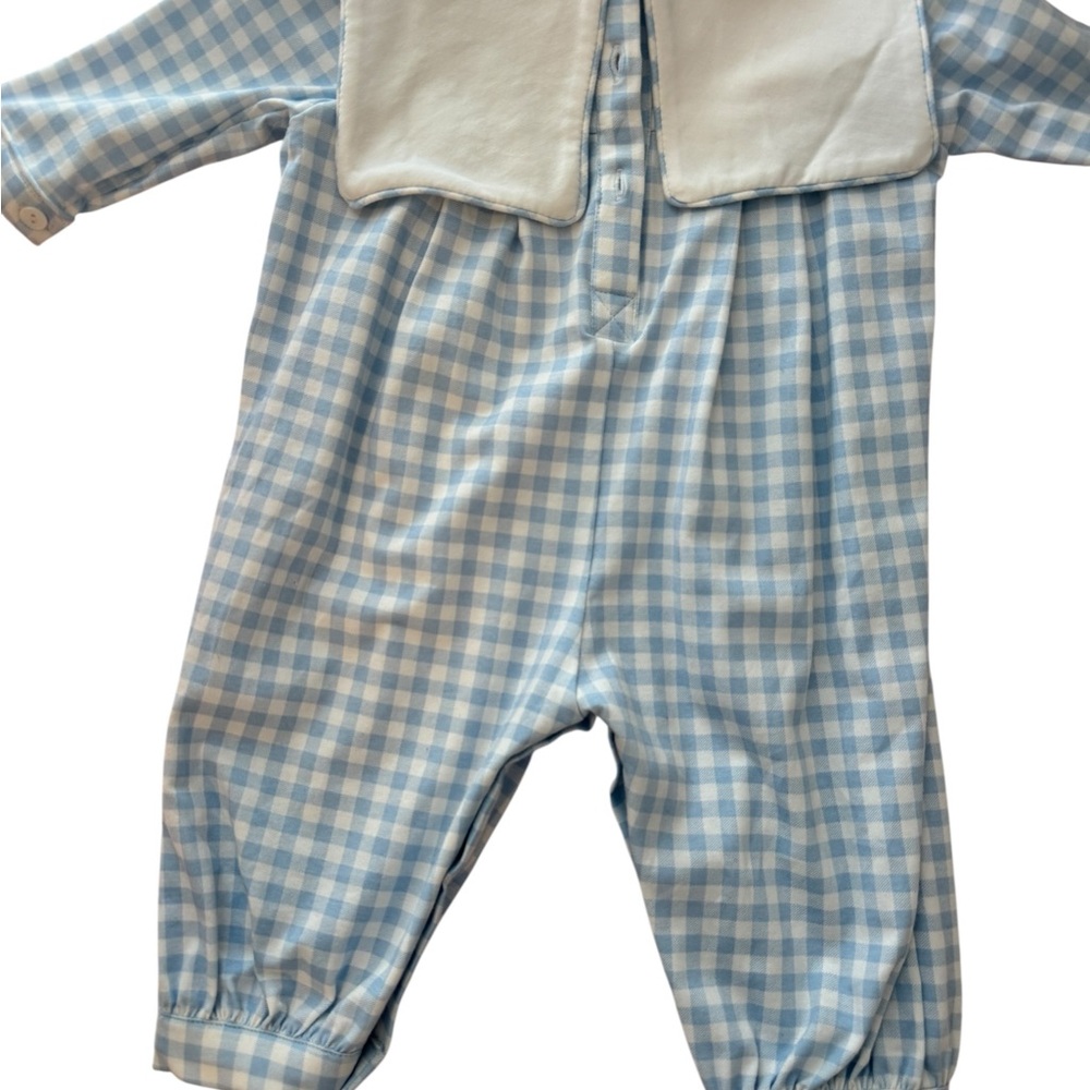 The Smocked Flamingo Valentine’s Day Puppy Romper Boys Size Three Months - Picture 8 of 8